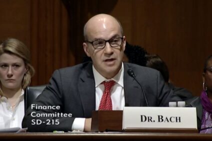 Dr. Bach Testifies at U.S. Senate Committee on Finance’s First Hearing of Session